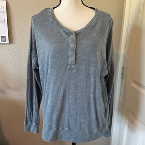 Chaser Chambre Top Pullover Long Sleeve Size Large